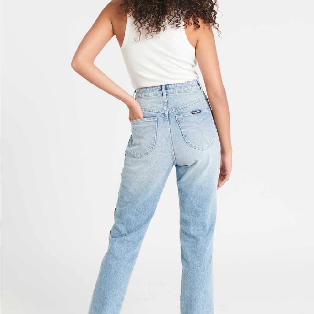 New Rollas Elle Jean - Garage Blue Size 28 - Picture 6 of 6